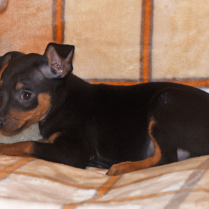 Miniature Pinscher Puppy Luke